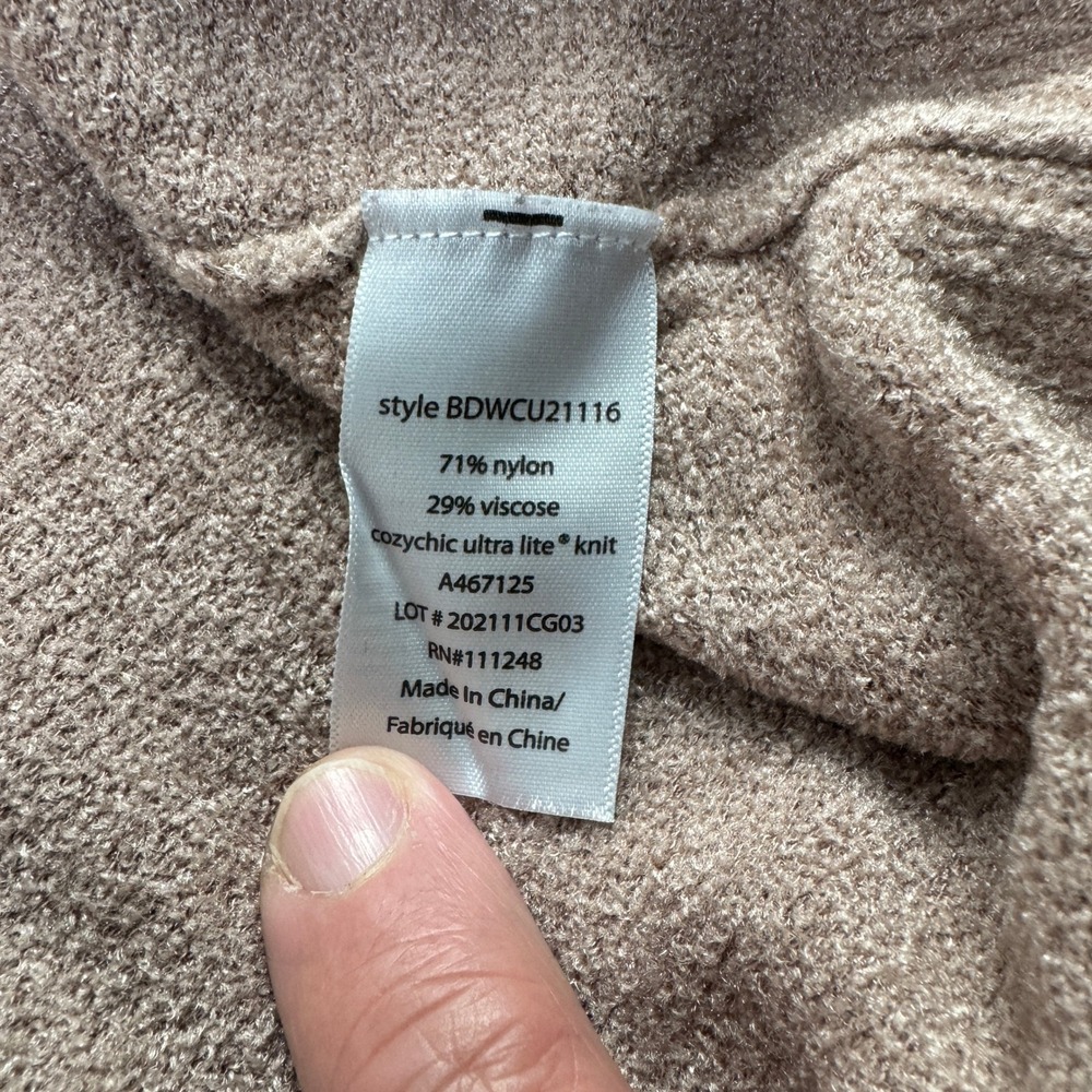 Barefoot Dreams Sweater Womens S Beige Ultra Lite Dockside Pointelle Pullover - Picture 4 of 10